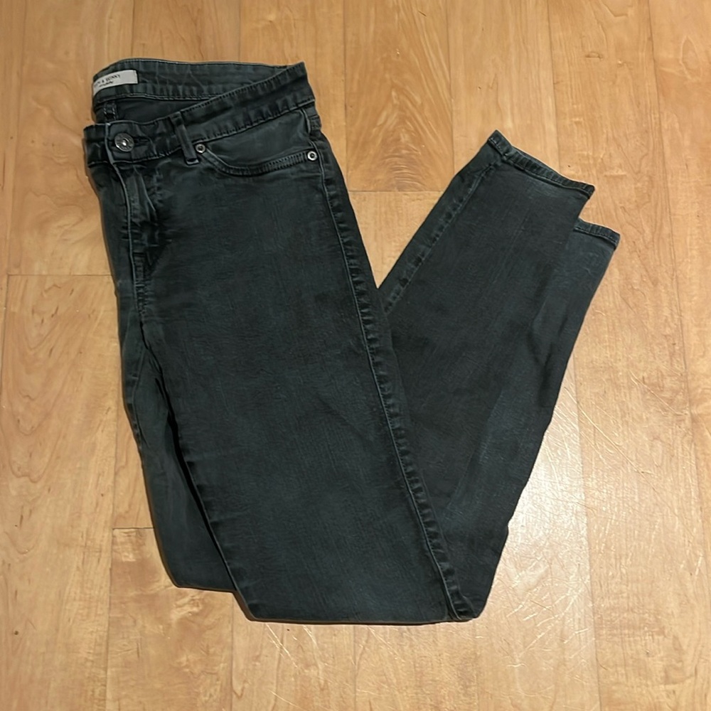 Rich and Skinny forest green jeans sz 29